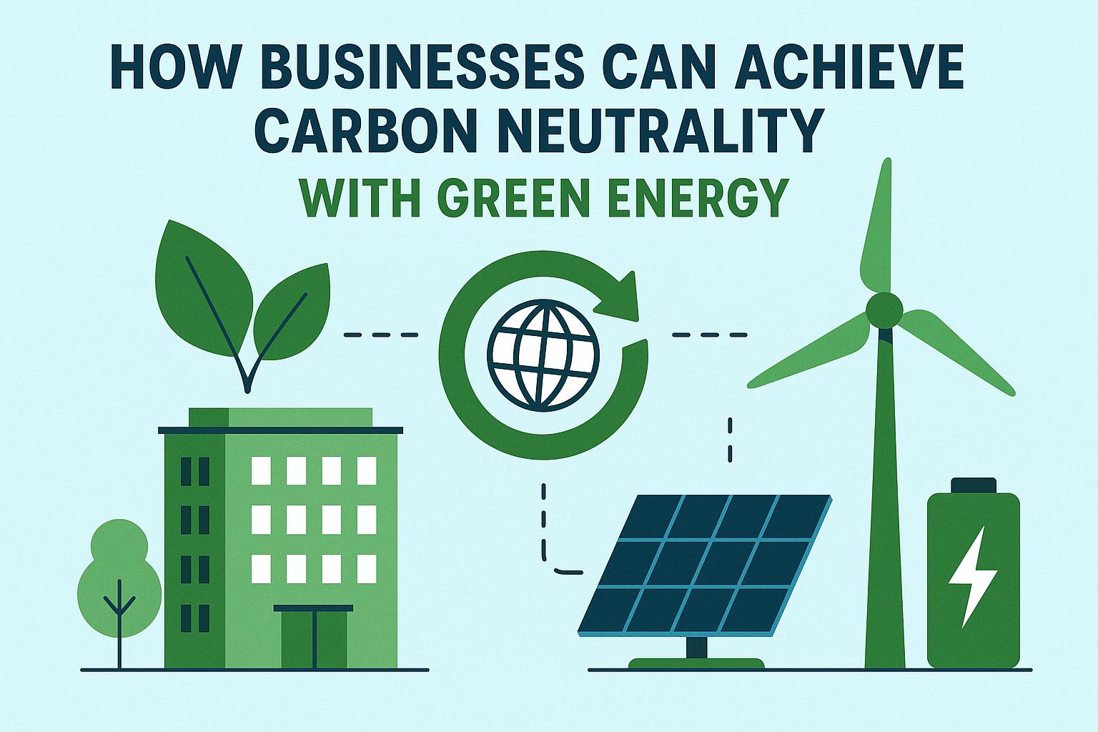 How Businesses Can Achieve Carbon Neutrality with Green Energy
