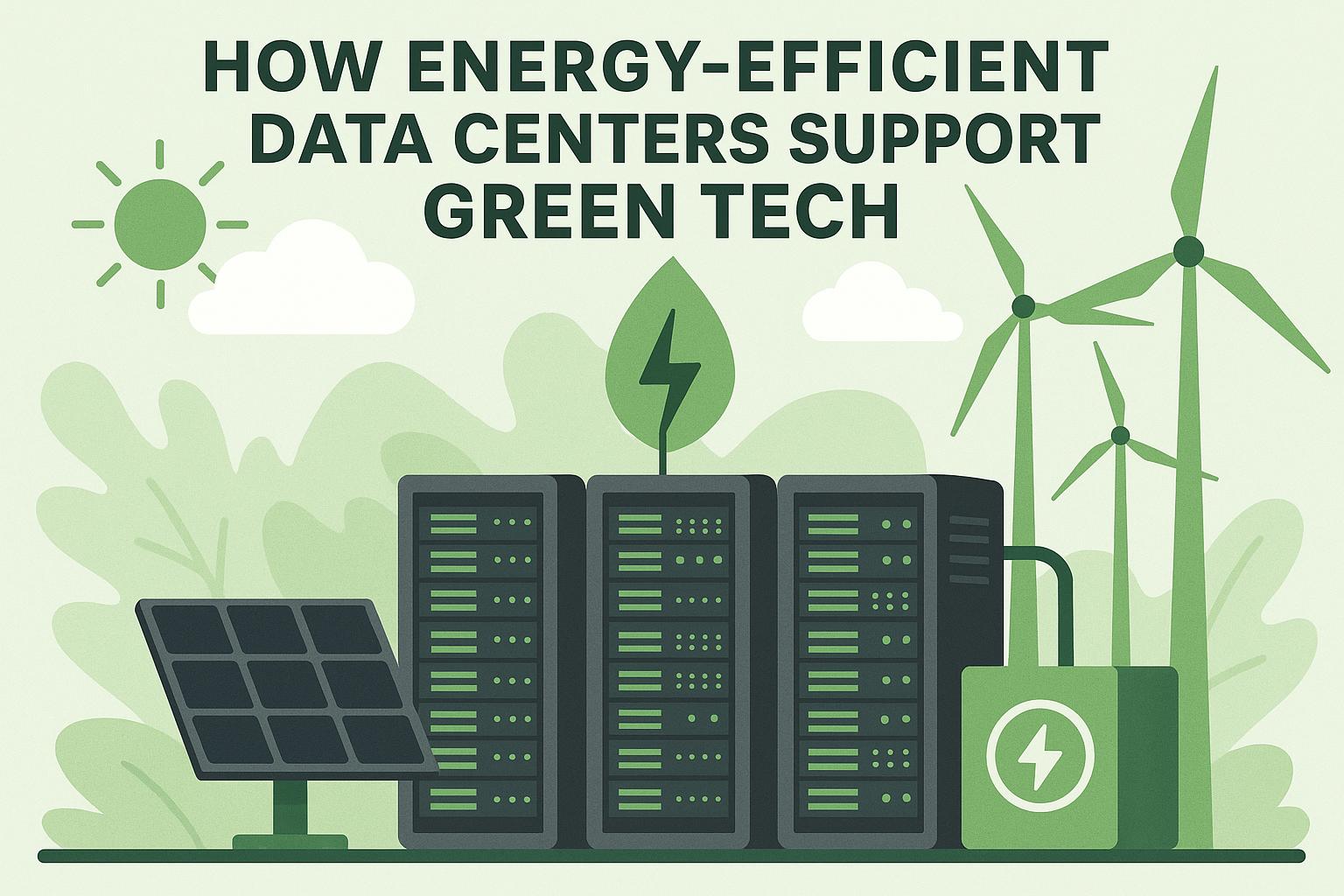 How Energy-Efficient Data Centers Support Green Tech
