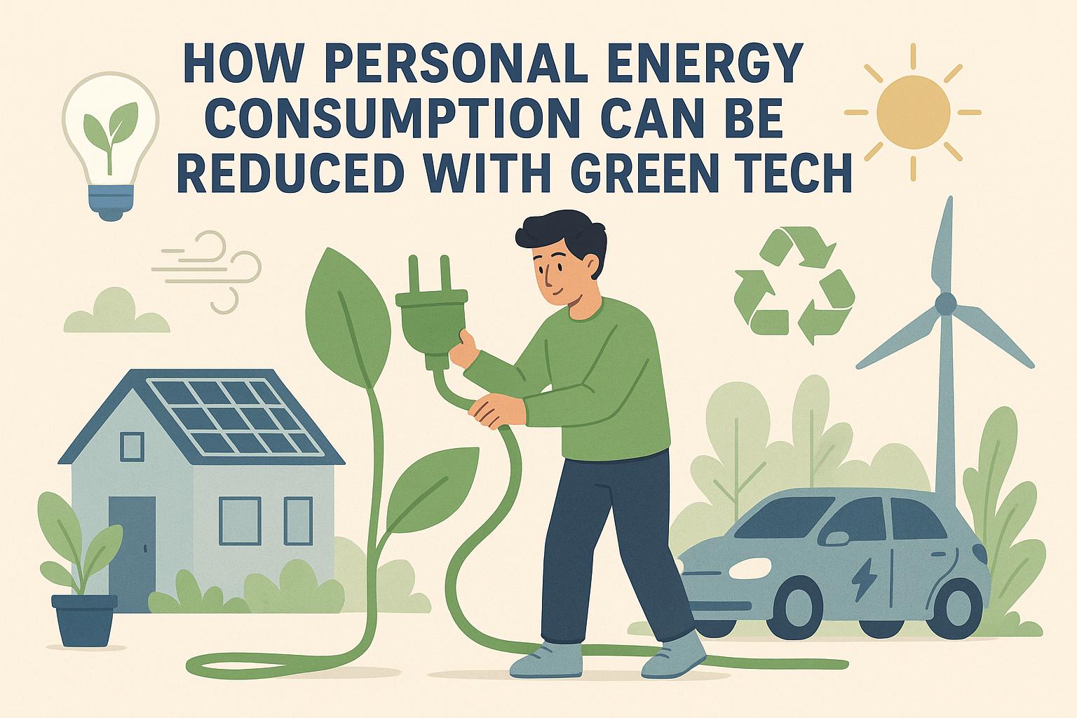 How Personal Energy Consumption Can Be Reduced with Green Tech