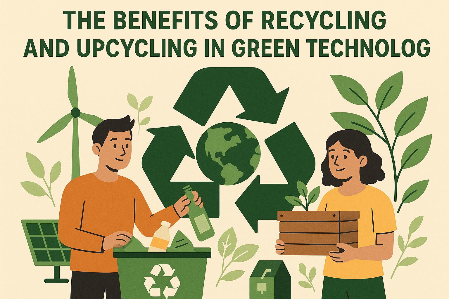 The Benefits of Recycling and Upcycling in Green Technology