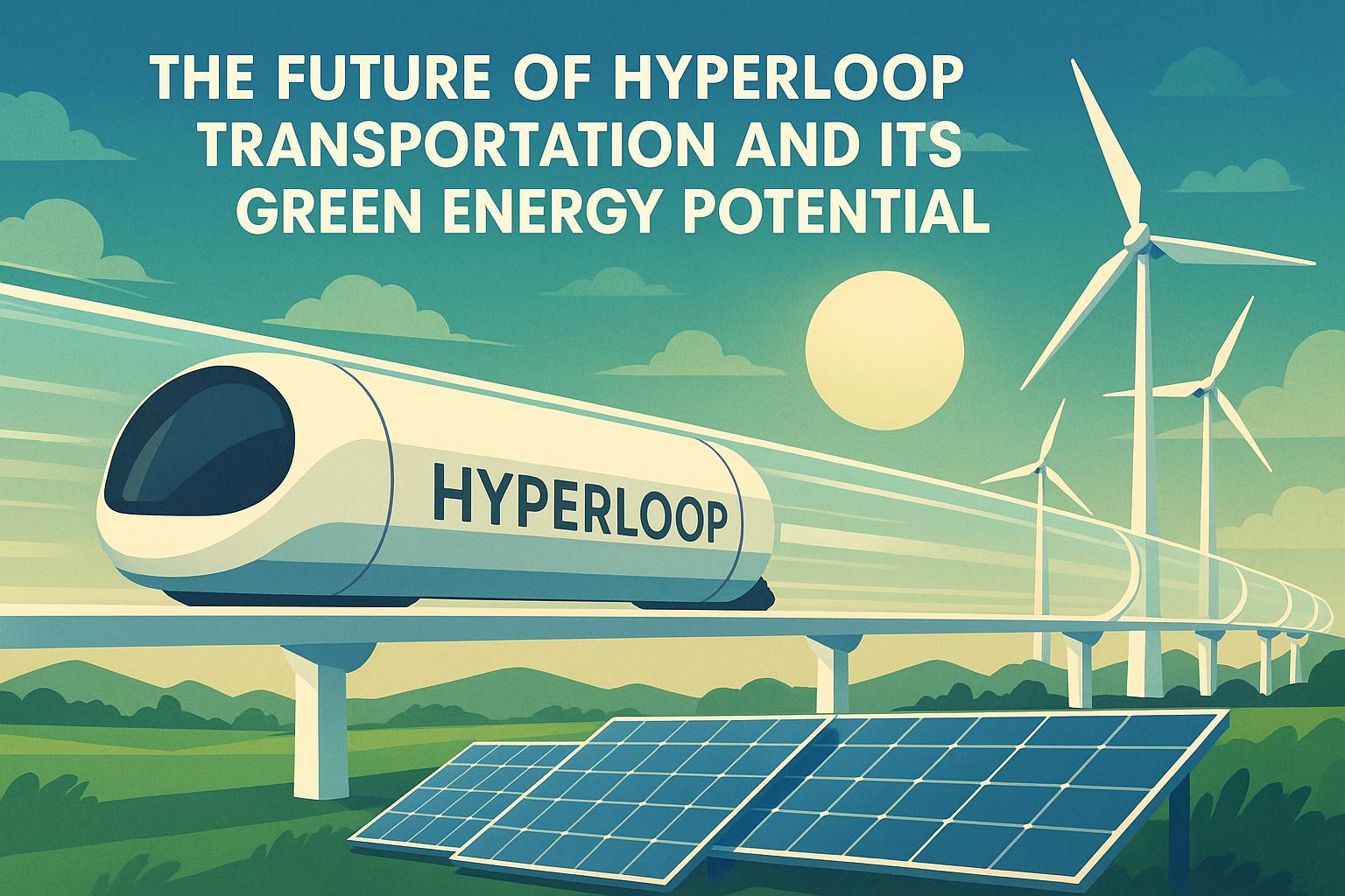 The Future of Hyperloop Transportation and Its Green Energy Potential