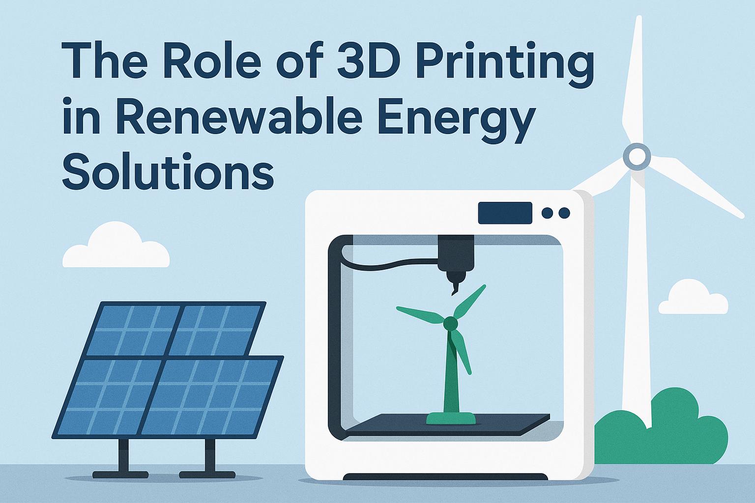 The Role of 3D Printing in Renewable Energy Solutions