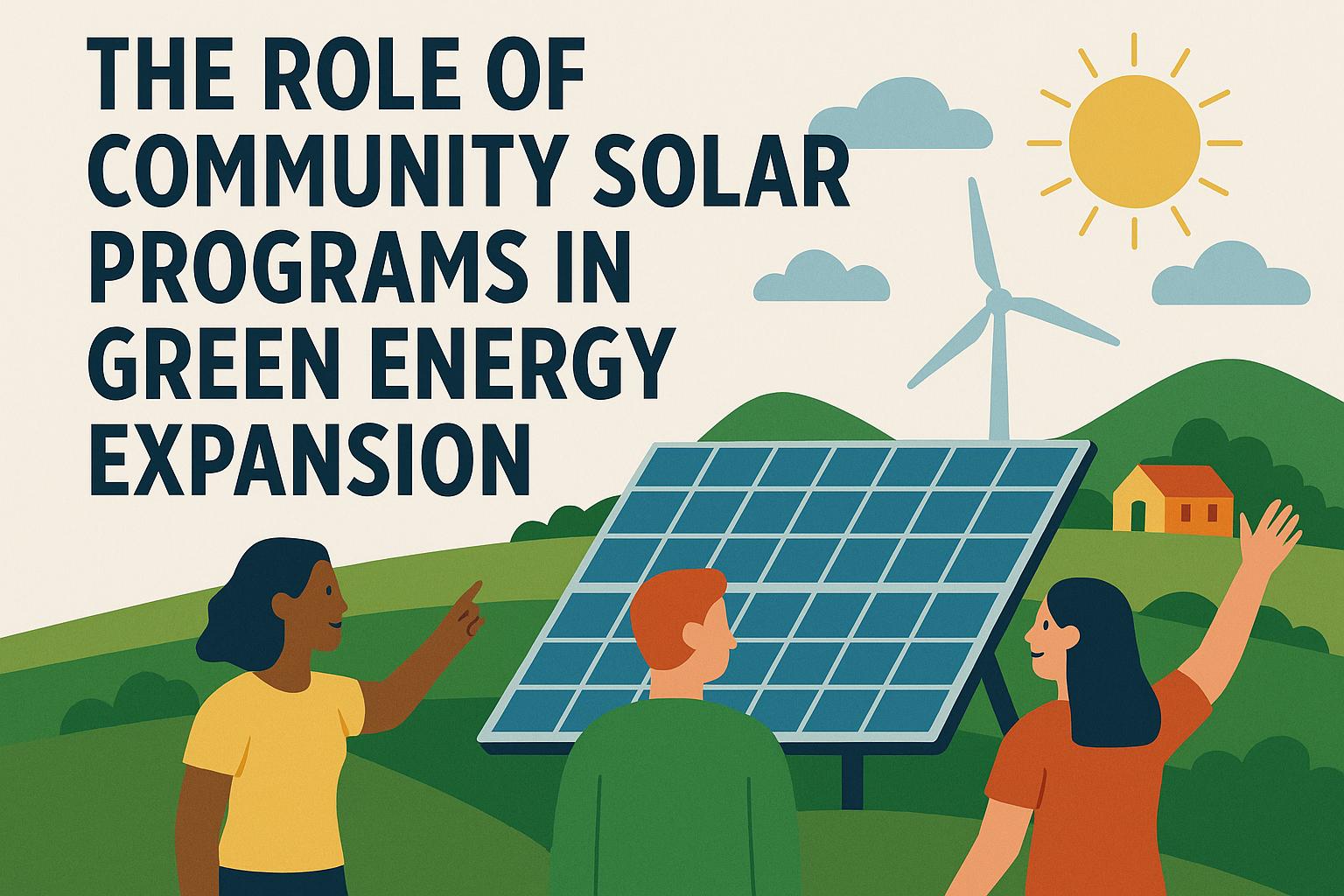 The Role of Community Solar Programs in Green Energy Expansion
